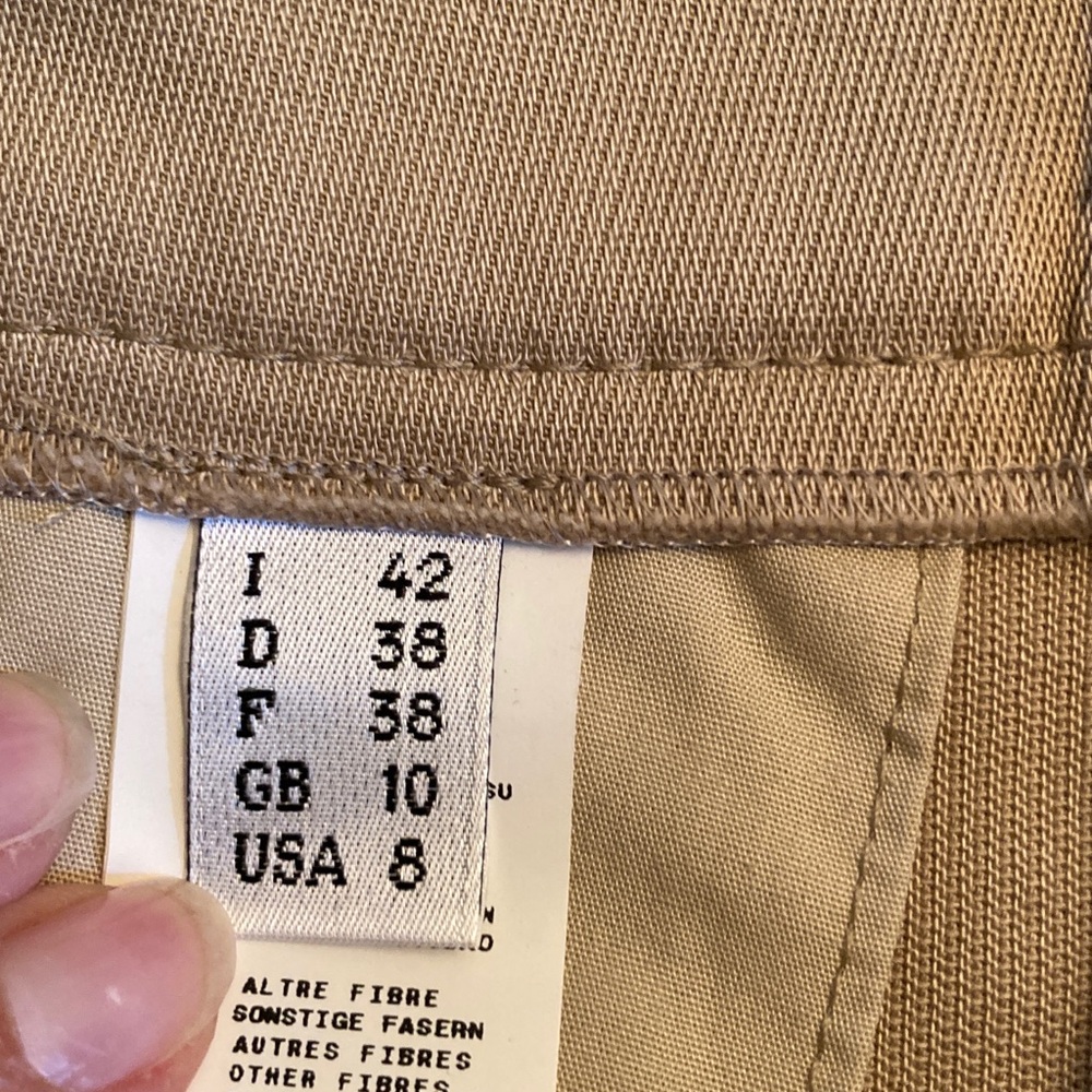 Moschino Beige Straight-Leg Chino Pants - Picture 3 of 8
